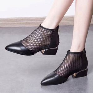 Nuove Scarpe Eleganti Nuoyi in Pelle PU con Zip, Nere, con Punta, per Matrimoni e Feste, Tacchi Alti di Lusso da Donna - Product Image 6
