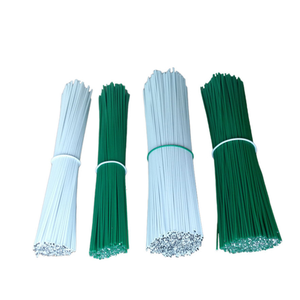 High quality High Tensile Mild Steel 1.2mm 1.5mm 1.8mm 2.0mm 3.0mm Colored Straight Cut PVC Coated Baling <b>Wire</b> - Product Image 2