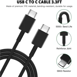 Pd 25W 45W สาย <span class=keywords><strong>USB</strong></span> <span class=keywords><strong>C</strong></span> สำหรับ <span class=keywords><strong>Samsung</strong></span> Galaxy S20 S21 S22 S24 S23 S25Ultra Note 20 <span class=keywords><strong>A53</strong></span> A54สายชาร์จ <span class=keywords><strong>USB</strong></span> Type <span class=keywords><strong>C</strong></span> เร็วสุด - Product Image 4