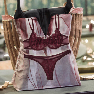 Ensemble de <span class=keywords><strong>lingerie</strong></span> féminine sexy, respirante, jetable, en dentelle transparente, avec broderie féerique - Product Image 2