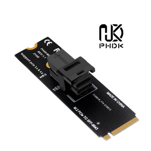 Ordinateur de bureau M.2 Nvme <span class=keywords><strong>Mkey</strong></span> PCIeX4 vers SFF8643SFF8639 Adaptateur de carte d'extension - Product Image 1