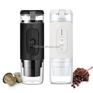 Italian Mini Small Battery Car Powered Capsule Espresso Electric Portable Coffee Maker For Travel Outdoor