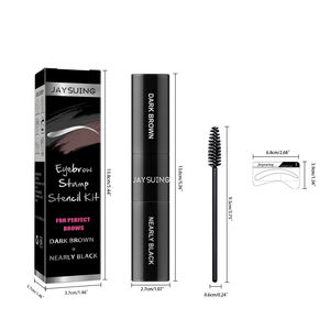 Jaysuing Kit de pochoirs à sourcils et Gel à sourcils pour un maquillage facile, naturel, waterproof et anti-bavure, pour sourcils et ligne des cheveux - Product Image 6