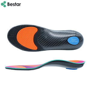<span class=keywords><strong>Plantillas</strong></span> de Fibra de Carbono con Soporte de Arco y Amortiguación de Impacto Poron para Talón, Ideales para Maratón, Trail Running y Baloncesto - Product Image 1