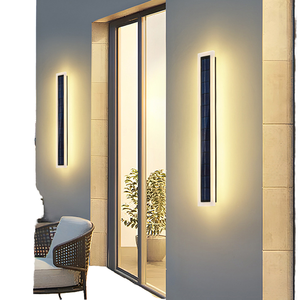 Lampe murale solaire <span class=keywords><strong>sans</strong></span> <span class=keywords><strong>fil</strong></span> pour extérieur, IP67, étanche, abat-jour en acrylique, lampe extérieure longue durée pour jardin - Product Image 1