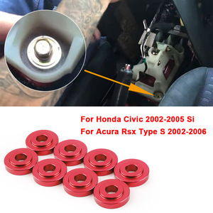 Bagues de levier de changement de vitesse pour modification de voiture, rondelle en acier inoxydable rouge de 16 mm pour Honda Civic Si Ep3 Rsx Tsx - Product Image 5