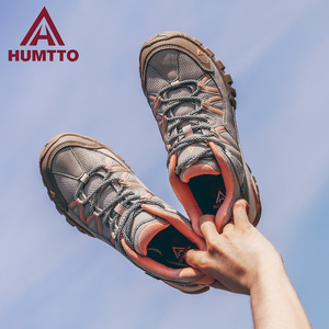Chaussures de randonnée pour femmes Hantu, imperméables, antidérapantes, légères, bottes de randonnée d'extérieur, talon bas, printemps, automne, chaussures de sport de voyage - Product Image 5