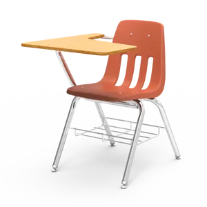 ZOIFUN School Furniture High Quality Modern Student Desk Chair Plastic School Chairs Combo With Writing Tablet