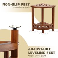 12 "cuisine repose-pieds banc bois banc de douche Portable teck douche repose-pieds tabouret de douche pour raser les jambes salle de bain