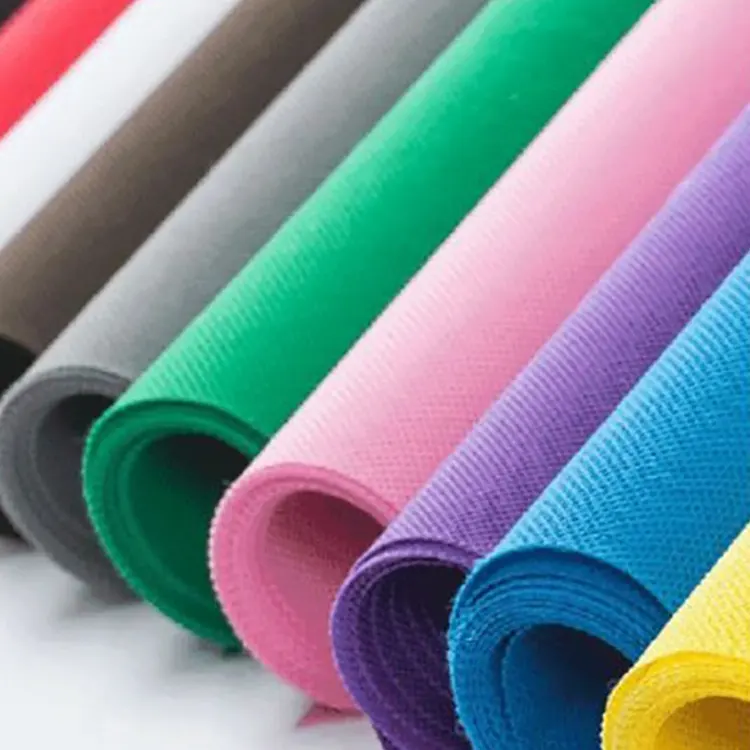 Polypropylene spunbond pp non woven fabric roll colorful nonwoven fabric manufacturer