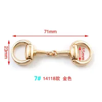 Mode Gold Metall Schuh kette Gürtel tasche Zubehör Dekorative Schuhs chnalle Zubehör Schuh kette Schnalle