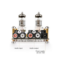 Taidacent DIY gitar tüp amplifikatör 6A2 6K4 5654 vakumlu tüp ön amplifikatör kurulu safra tampon Amp hoparlör HIFI tüp amplifikatör