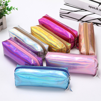 2024 nouvelle trousse à crayons Laser pour étudiants en maille transparente artistique