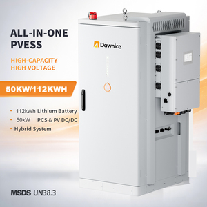 Système de stockage d'énergie commercial à refroidissement par air 50kW 100kWh 112kWh, armoire de batterie LiFePO4 pour l'égalisation des pics de consommation industrielle et l'ESS solaire - Product Image 1