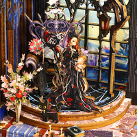 Kit de bricolage en gros pour niche à livres gothique Royal Garden, kit de maison miniature DIY, puzzle 3D, jouets en bois, artisanat DIY, décoration intérieure, cadeau pour adultes