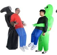 Polyester Alien Aufblasbares Kostüm Halloween Kostüm für Menschen Ghost Aufblasbarer Anzug Blow Up Anzug Party Cosplay Spiel anzug