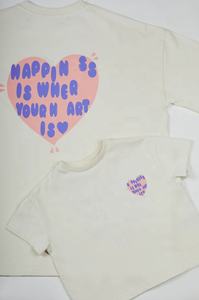 Maglietta oversize con stampa madre a sbuffo per bambini magliette con Logo personalizzato stampato - Product Image 3