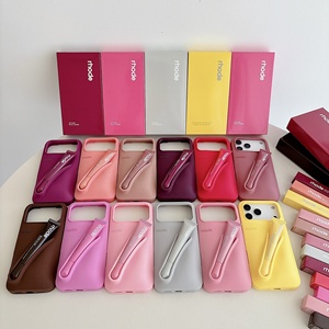 Étui de téléphone en silicone pour filles, porte-gloss à lèvres, étui de téléphone portable pour <span class=keywords><strong>iPhone</strong></span> 15 14 16 17 Pro Max - Product Image 2