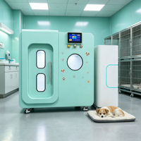 Caméra Hiperbrica 2.0 ATA à coque rigide durable pour animaux de compagnie avec soulagement automatique de la pression et surveillance pour usage vétérinaire
