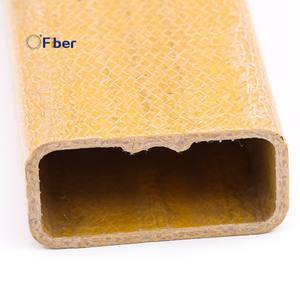 Gute Isolierung FRP Rechteckiges Rohr profil Glasfaser Rechteck rohr Pul trudi erte Stange FRP Rechteck Pfette - Product Image 2