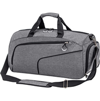 Sac de sport/yoga léger et résistant à l'eau, grande capacité, avec compartiment à chaussures, idéal pour les voyages et la gym