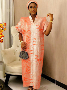 Jacquard satén <span class=keywords><strong>tela</strong></span> <span class=keywords><strong>africana</strong></span> Kaftan <span class=keywords><strong>vestidos</strong></span> tradicional Boubou vestido Turquía <span class=keywords><strong>vestidos</strong></span> para africano - Product Image 4