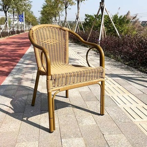 Asientos al aire libre <span class=keywords><strong>Sillas</strong></span> <span class=keywords><strong>de</strong></span> ratán vintage ligeras Patio Sillón <span class=keywords><strong>de</strong></span> bambú barato <span class=keywords><strong>Terraza</strong></span> al aire libre <span class=keywords><strong>Sillas</strong></span> <span class=keywords><strong>de</strong></span> ratán <span class=keywords><strong>de</strong></span> mimbre marrón - Product Image 6