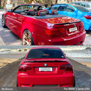 For 3 Series E93&E93 M3 Convertible M4 Style Carbon Fiber Rear Spoiler Trunk Wing 2006-2013 - Product Image 6