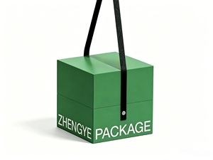 Handmade Luxury Green Sponge Lined Rigid <b>Paper</b> Candle Box Custom Printed with <b>Glossy</b> Lamination - Product Image 3