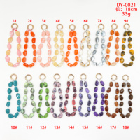 Cordon de téléphone personnalisable multicolore perlé, bracelet de poignet, sangle à breloques bohèmes, logo personnalisé, installation facile, étui de téléphone portable tendance