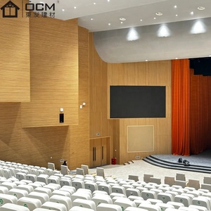 Bền chống cháy Acoustic tấm Tường thân thiện với môi chất liệu cho rạp hát tại nhà Studio Auditorium hấp thụ âm thanh hội đồng quản trị - Product Image 2