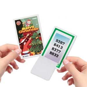 Boletos de Lotería Personalizados con Sistema de Raspar, Impresión a Todo Color HD, Diseño Gratuito, Reglas de Ganancia, Juego Navideño de Ganancia Instantánea - Product Image 4