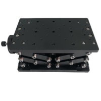 Conector de laboratorio Vertical Manual OEM personalizable al por mayor, etapas de posicionamiento, tamaño de plataforma, 220x140mm, rango de viaje de 120mm
