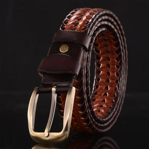 <span class=keywords><strong>Ceinture</strong></span> en <span class=keywords><strong>cuir</strong></span> Spot pour hommes tissée à la main coréenne décontractée polyvalente <span class=keywords><strong>ceinture</strong></span> de mode Simple <span class=keywords><strong>ceinture</strong></span> en <span class=keywords><strong>cuir</strong></span> noire - Product Image 5