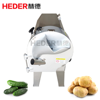 Fruit- en groentesnijmachine, aardappelblokjesproductielijn, multifunctionele groentesnijder, golvende snijder