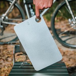 Chất lượng cắm trại lớn Titan Thớt hai mặt 100% tinh khiết titan thớt cho nhà bếp thớt - Product Image 1