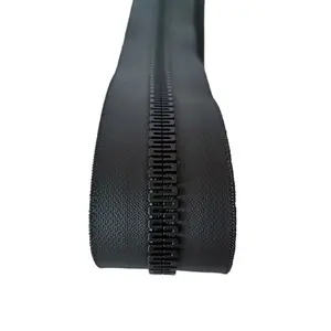 #8新しいデザインカスタムプラスチック防水ジッパーU歯ジッパー