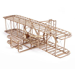 Modelo de Avión de Madera de los <span class=keywords><strong>Hermanos</strong></span> <span class=keywords><strong>Wright</strong></span>, Juguete Educativo, Rompecabezas 3D, Regalo para Niños - Product Image 4