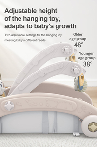 Becho Toys Centro de Actividades 4 en 1 para Bebés, Andador para Niños Pequeños, Silla Mecedora para Recién Nacidos, Tapete de Juego con Piano para Bebés, Regalo para el Tiempo Boca Abajo - Product Image 4