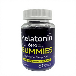 Gomitas <span class=keywords><strong>de</strong></span> Melatonina <span class=keywords><strong>para</strong></span> <span class=keywords><strong>Dormir</strong></span> <span class=keywords><strong>para</strong></span> Adultos al por Mayor, Gomitas con Vitamina B6 Bajas en Azúcar, Apoyo <span class=keywords><strong>para</strong></span> el Sueño y la Memoria, Empaque Personalizable - Product Image 1