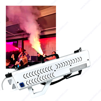 Machine à fumée LED portable 1500W pour DJ de mariage et événements, effet de glace carbonique pour soirées en boîte de nuit, pistolet à fumée pour effets de scène