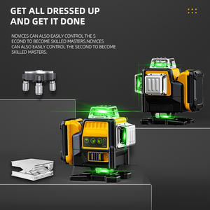 Nivel Láser Verde de 16 Líneas Nithumon 520Nm Recargable, Herramienta de Nivelación para Paredes y Pisos en Interiores y Exteriores - Product Image 4