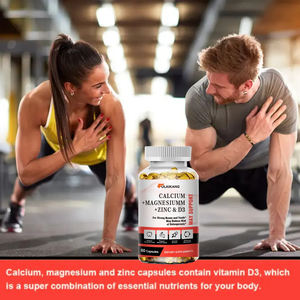 ओएम/ओडम स्वास्थ्य खाद्य पूरक हलाल प्राकृतिक कैल्शियम मैग्नीशियम जिंक विटामिन डी 3 कैप्सूल के साथ विटामिन डी 3 कैप्सूल - Product Image 3