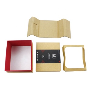2020 hot sale Best price from china supplier customized top and base gift box custom printed kraft paper manufacturers - Product Image 3