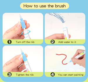 Tappetino per Pittura ad Acqua Riciclabile 80*60 cm, Giocattolo Creativo per Disegno ad Acqua, Simpatico Tappetino per Disegnare Insetti per Bambini - Product Image 3