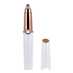 2 in 1 USB Rechargeable Mini ABS Material Low Noise Electrostatic Cordless Eyebrow <strong>Remover</strong> Nose <strong>Hair</strong> <strong>Flawless</strong> Epilator Trimmer - Product Image 2