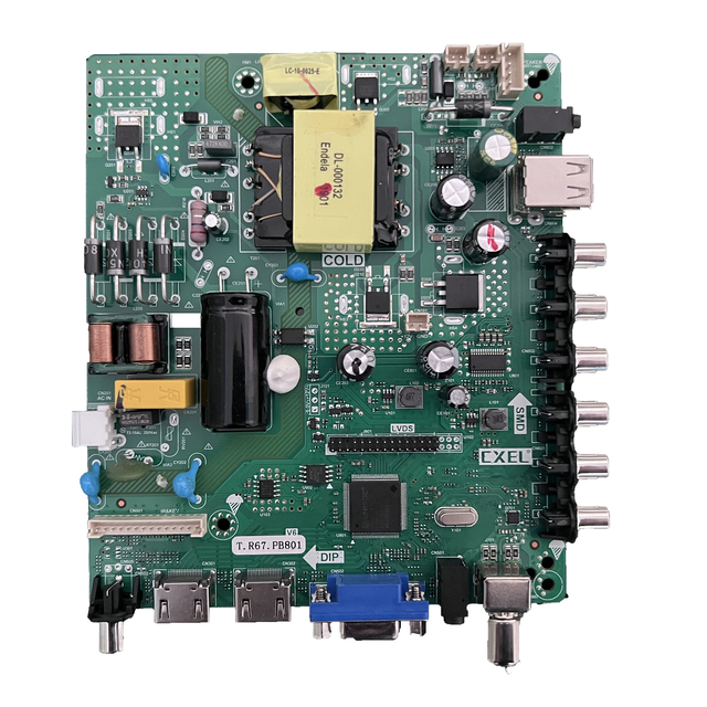 Below 42'' T.R67.801 Replace V56.PB801 45W Universal Led TV Mainboard