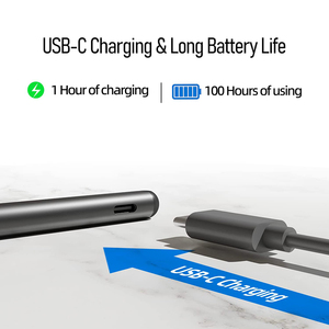 Tavoletta liscia come la seta per scrivere in alluminio stilo penna attiva pennino sostituibile per superficie Microsoft per Asus Acer altri dispositivi - Product Image 6