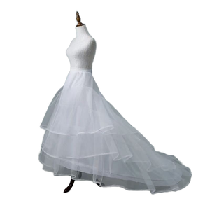 Buona vendita <span class=keywords><strong>abito</strong></span> da sposa <span class=keywords><strong>lungo</strong></span> bianco <span class=keywords><strong>sottoveste</strong></span> da ballo sottogonna tecnica <span class=keywords><strong>abito</strong></span> da sposa Lolita trambusto gonna a crinolina - Product Image 2