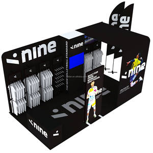 ฉากหลังผ้าพิมพ์ลายแบบพกพาสำหรับงานแสดงสินค้าและบูธจัดแสดงเสื้อผ้า - Product Image 1